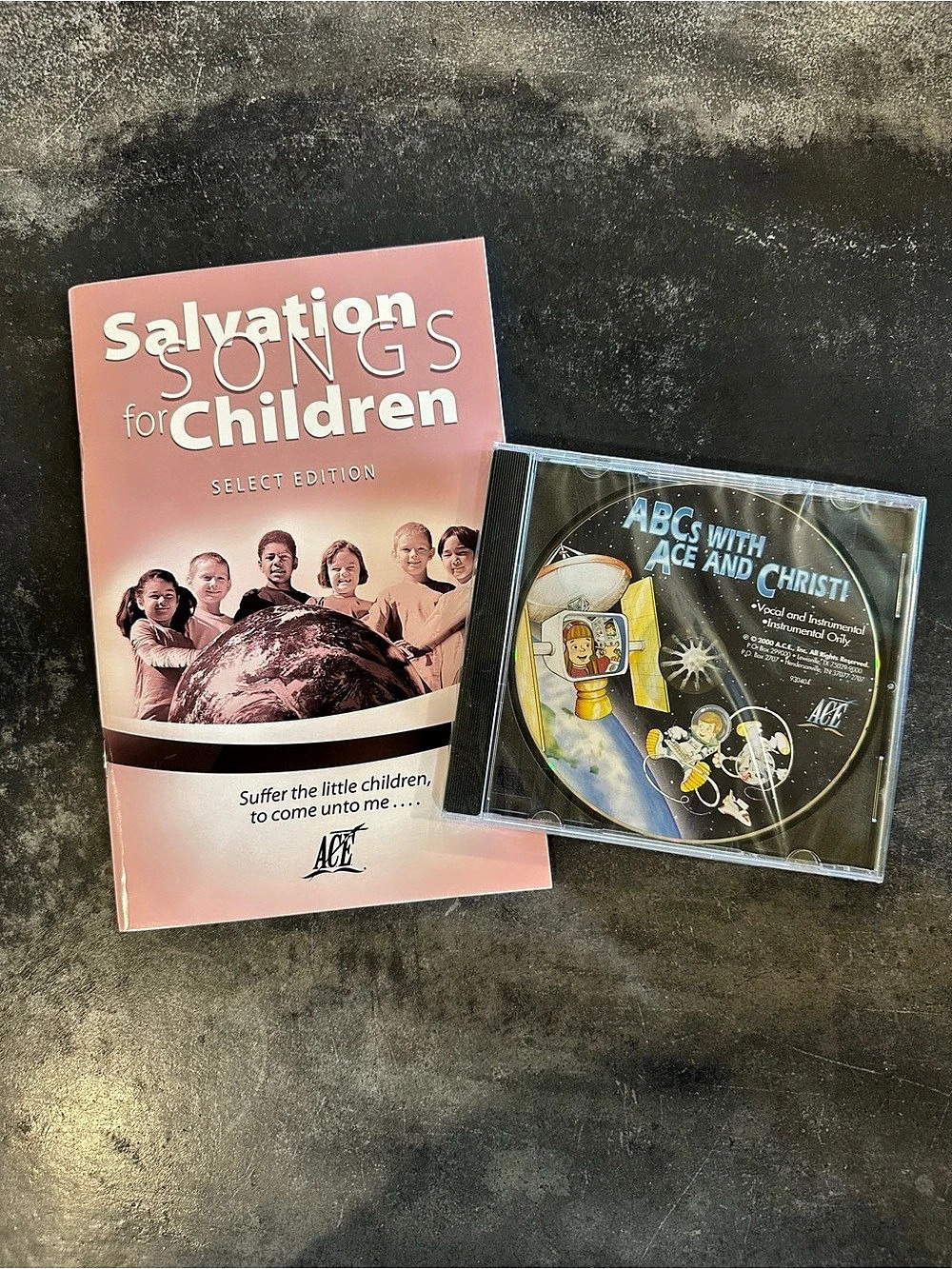 A.C.E. School of Tomorrow Salvation Songs Music Book Select Edition & ABCs CD